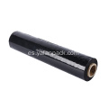 Plástico LLDPE Black Pallet Wrap Stretch película